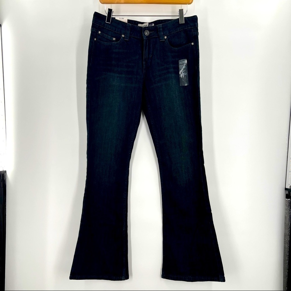 Anchor Blue Vintage blue/black Daisy boot woman jeans size 7s NEW